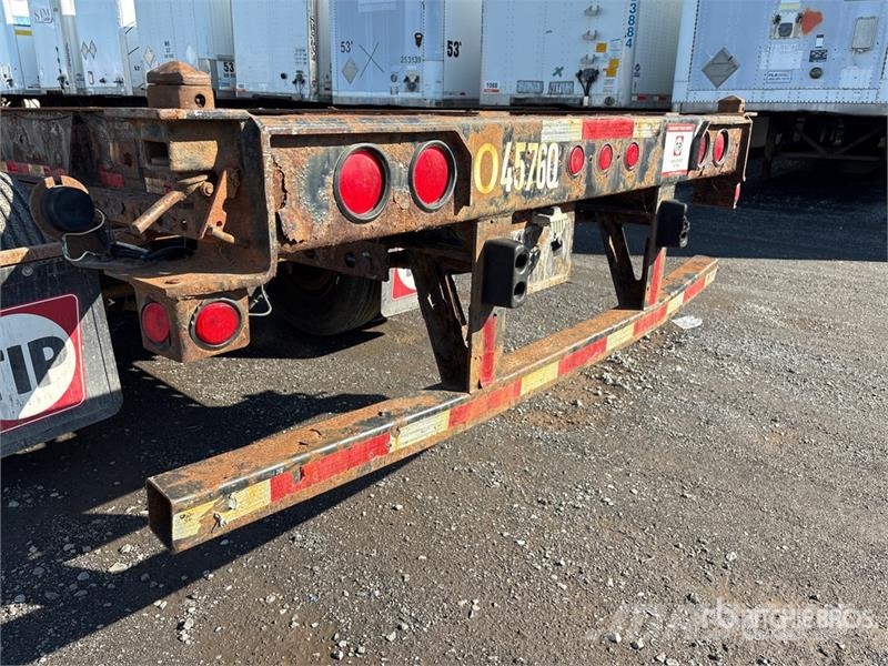 Max Atlas 40 ft Tri/A Extendable Container Trailer Remolques portacontenedores