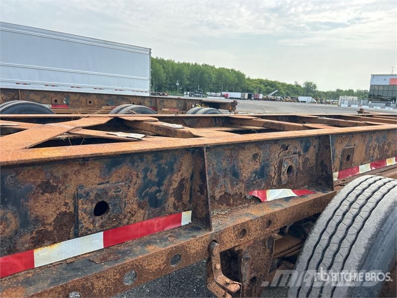 Max Atlas 40 ft Tri/A Extendable Container Trailer Remolques portacontenedores