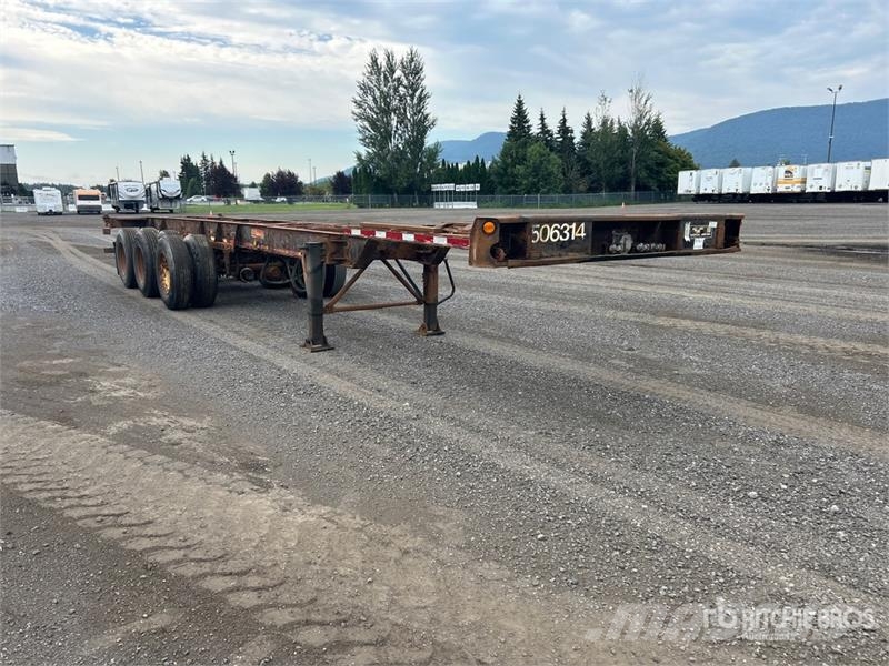 Max Atlas 40 ft Tri/A Extendable Container Trailer 货柜车