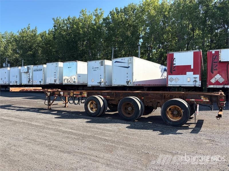 Max Atlas 40 ft Tri/A Extendable Container Trailer Remolques portacontenedores