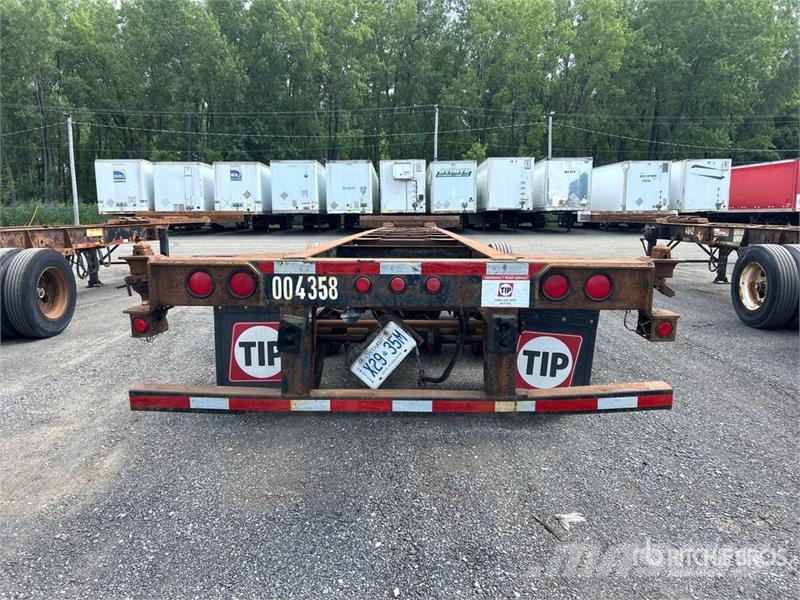 Max Atlas 40 ft Tri/A Extendable Container Trailer Remolques portacontenedores