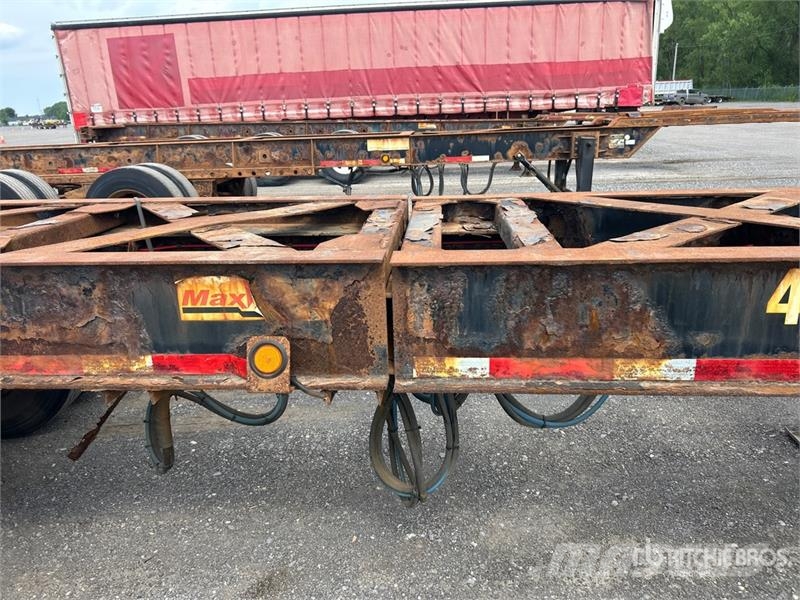 Max Atlas 40 ft Tri/A Extendable Container Trailer Remolques portacontenedores