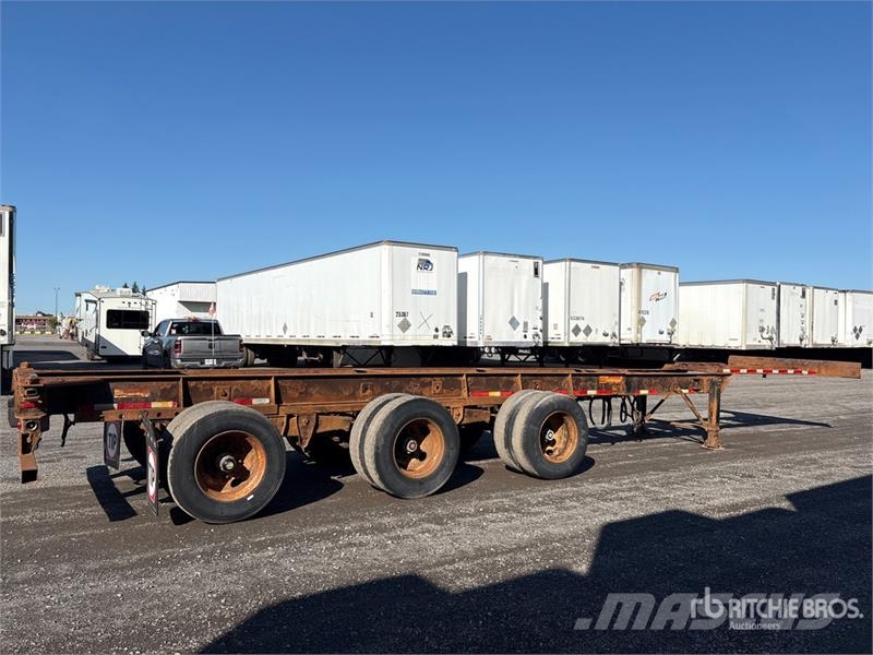 Max Atlas 40 ft Tri/A Extendable Container Trailer Remolques portacontenedores
