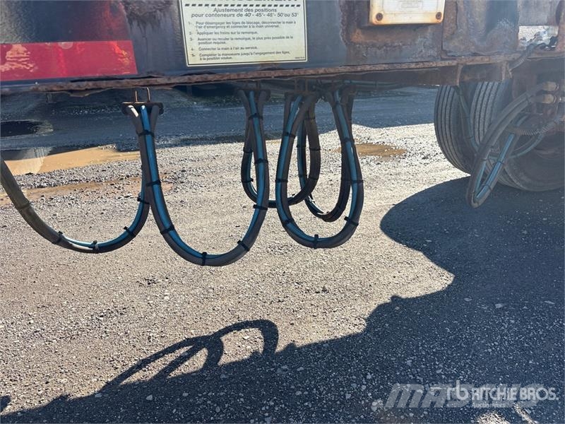 Max Atlas 40 ft Tri/A Extendable Container Trailer Remolques portacontenedores