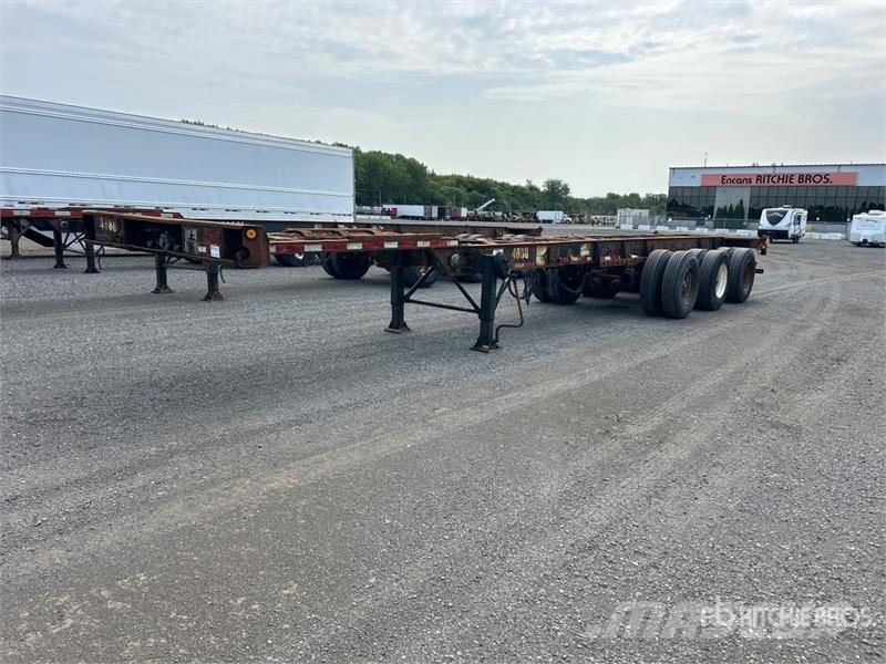Max Atlas 40 ft Tri/A Extendable Container Trailer Remolques portacontenedores