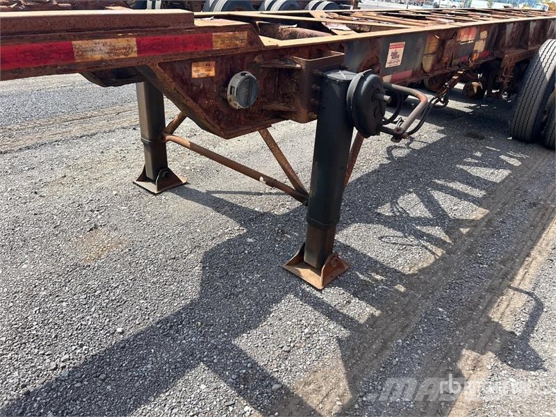 Max Atlas 40 ft Tri/A Extendable Container Trailer Remolques portacontenedores