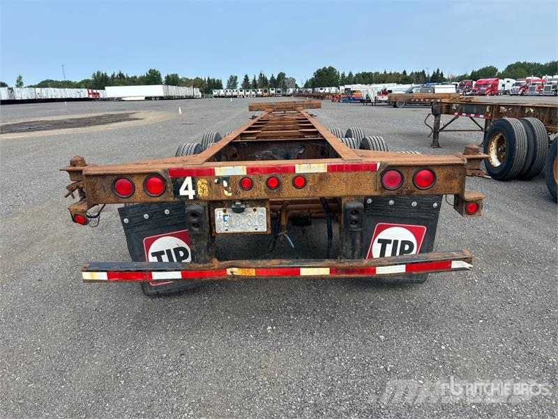 Max Atlas 40 ft Tri/A Extendable Container Trailer Remolques portacontenedores