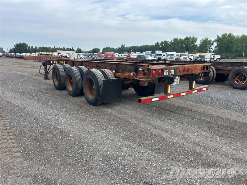 Max Atlas 40 ft Tri/A Extendable Container Trailer 货柜车