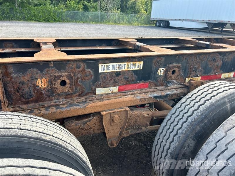 Max Atlas 40 ft Tri/A Extendable Container Trailer Containerhenger