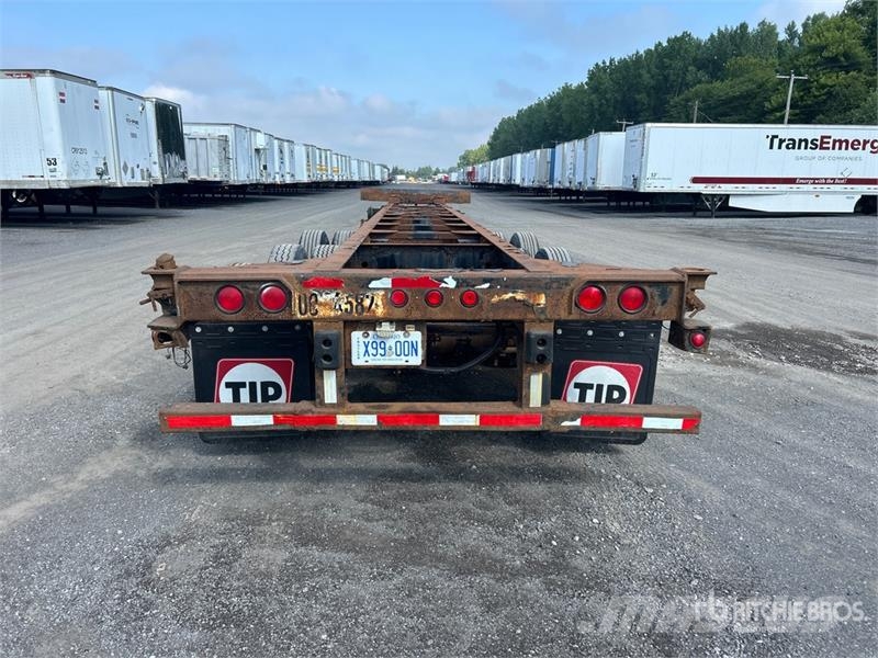 Max Atlas 40 ft Tri/A Extendable Container Trailer Containerhenger