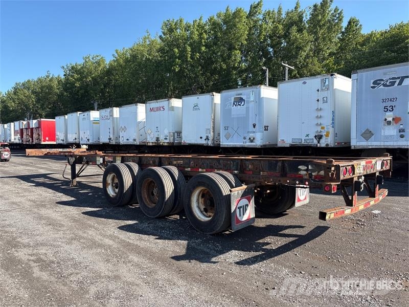 Max Atlas 40 ft Tri/A Extendable Container Trailer Remolques portacontenedores