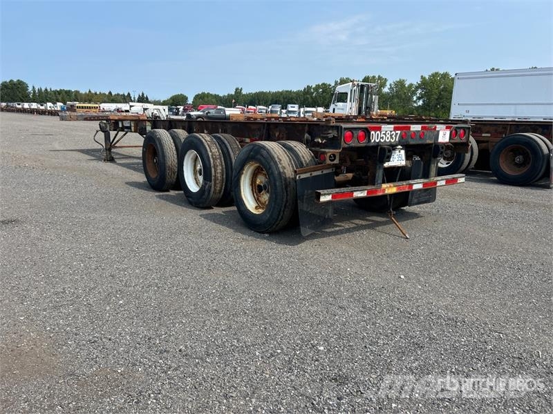Max Atlas 40 ft Tri/A Extendable Container Trailer Remolques portacontenedores