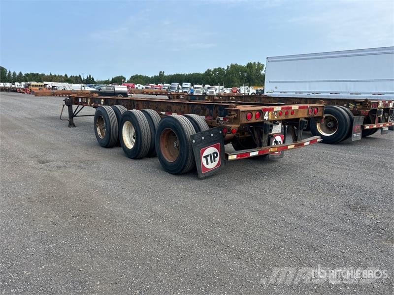 Max Atlas 40 ft Tri/A Extendable Container Trailer Remolques portacontenedores