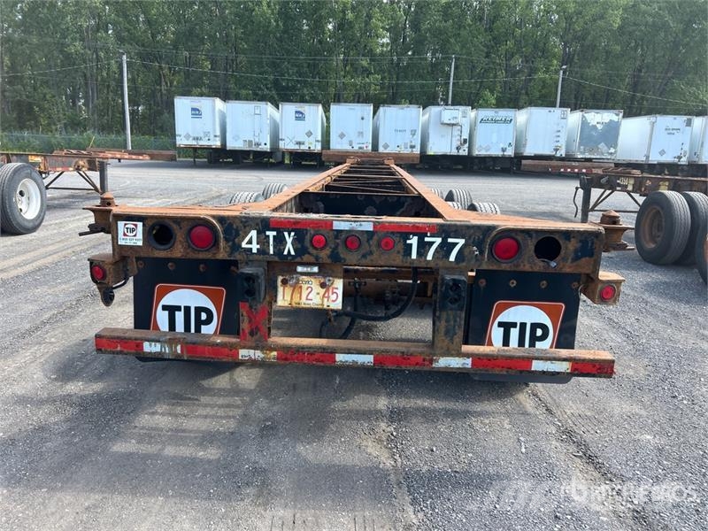 Max Atlas 40 ft Tri/A Extendable Container Trailer Remolques portacontenedores