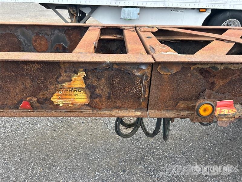 Max Atlas 40 ft Tri/A Extendable Container Trailer Remolques portacontenedores