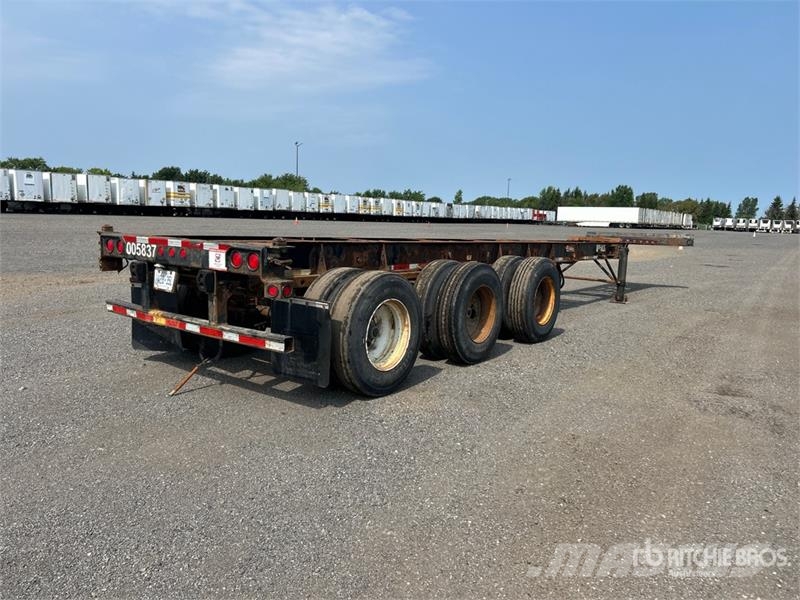 Max Atlas 40 ft Tri/A Extendable Container Trailer Remolques portacontenedores