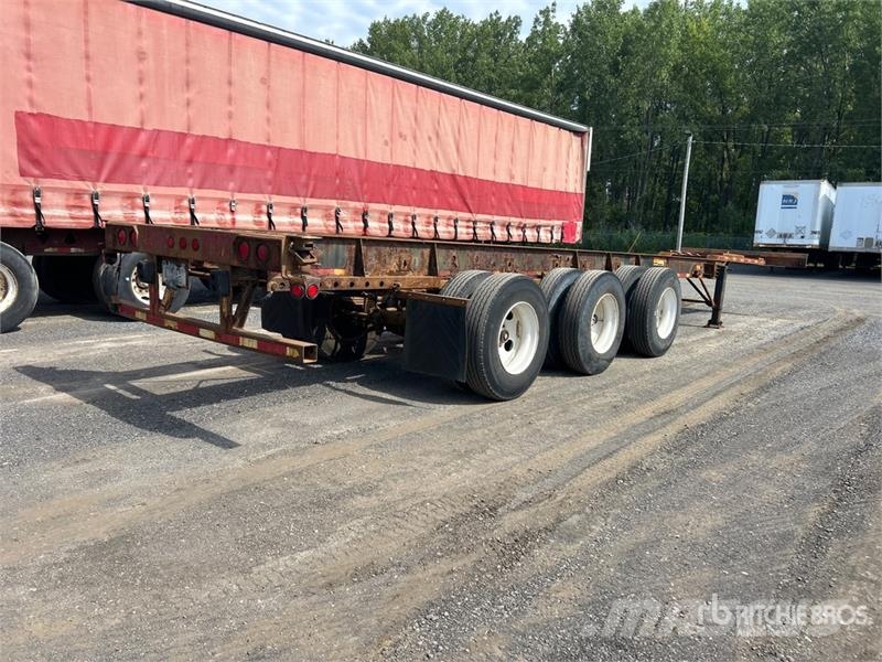 Max Atlas 40 ft Tri/A Extendable Container Trailer Remolques portacontenedores