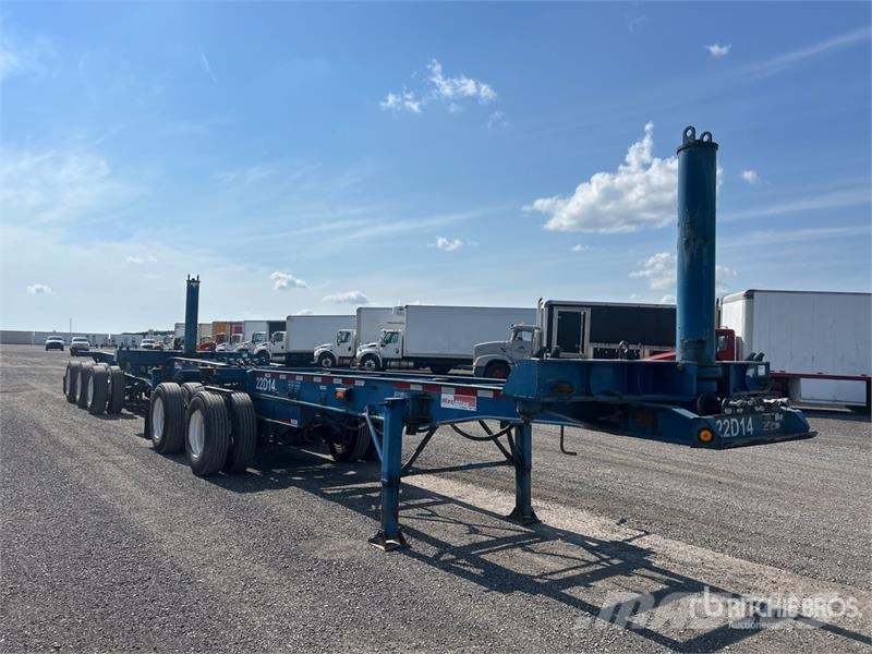 Max Atlas Super B-Train Container Trailer Containerhenger