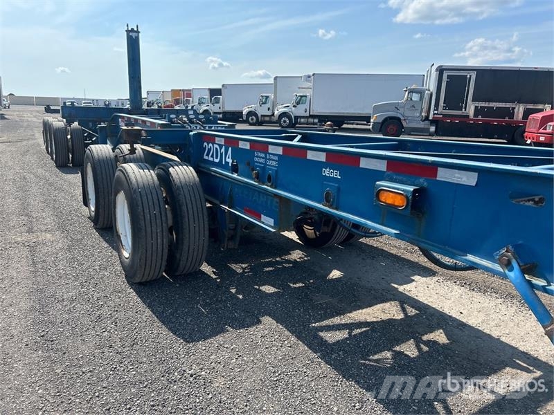 Max Atlas Super B-Train Container Trailer Containerhenger