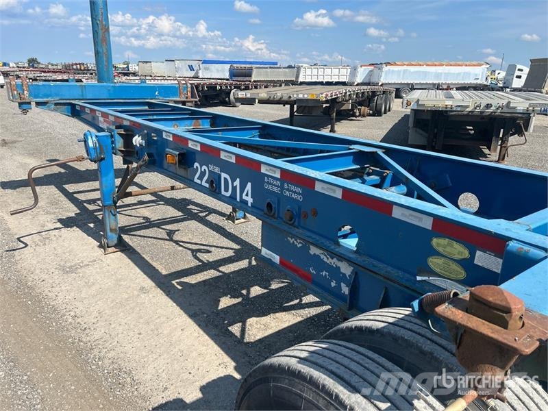 Max Atlas Super B-Train Container Trailer Containerhenger
