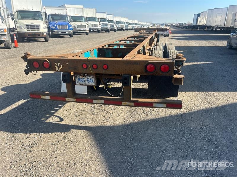 Max Atlas Tri/A 40 ft Container Trailer Konténer keret / Konténeremelő pótkocsik