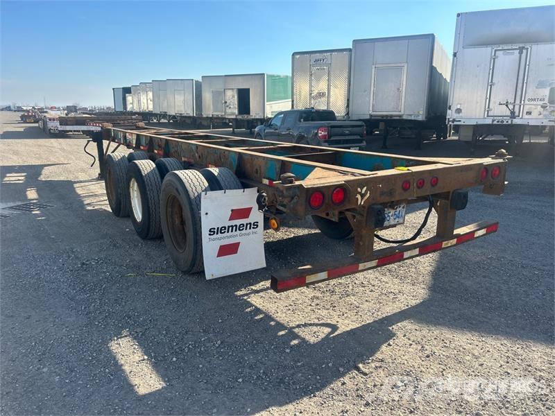 Max Atlas Tri/A 40 ft Container Trailer Konténer keret / Konténeremelő pótkocsik