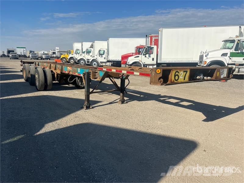 Max Atlas Tri/A 40 ft Container Trailer Konténer keret / Konténeremelő pótkocsik