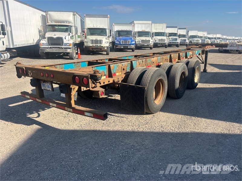 Max Atlas Tri/A 40 ft Container Trailer Konténer keret / Konténeremelő pótkocsik