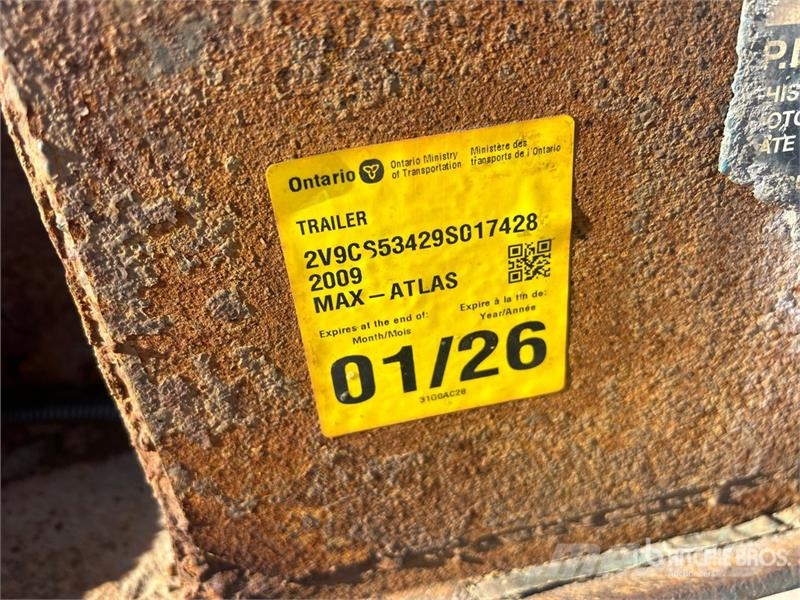 Max Atlas Tri/A 40 ft Container Trailer Konténer keret / Konténeremelő pótkocsik