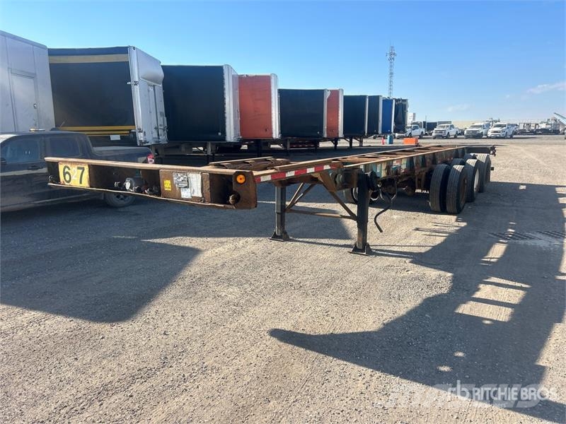 Max Atlas Tri/A 40 ft Container Trailer Konténer keret / Konténeremelő pótkocsik