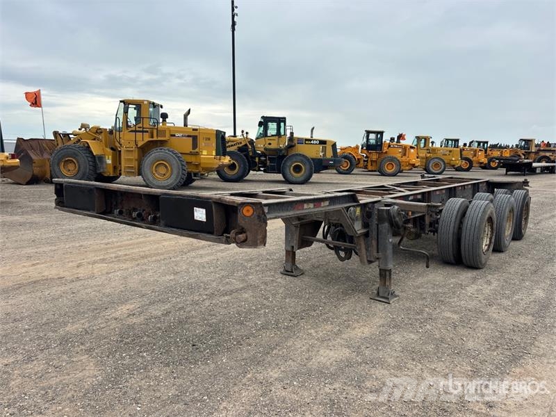 Max Atlas Tri/A Container Trailer Containerframe/Skiploader trailers