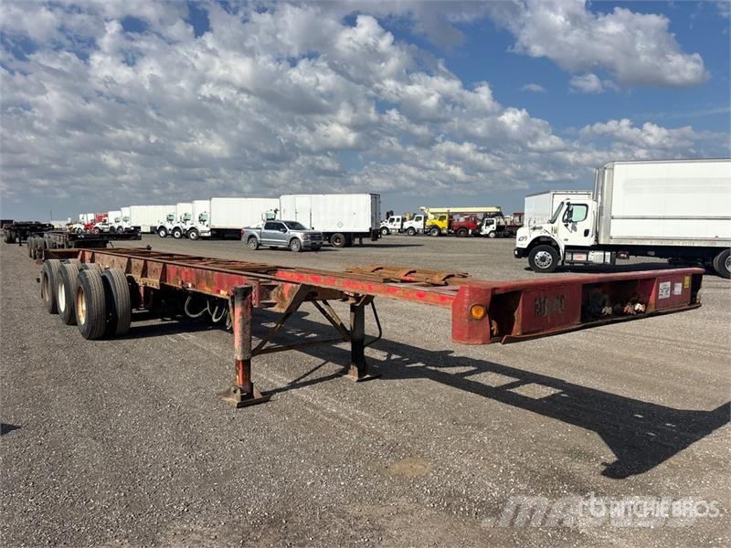  Max-Atlas Tri/A Extendable Container Trailer Kontejnerske prikolice