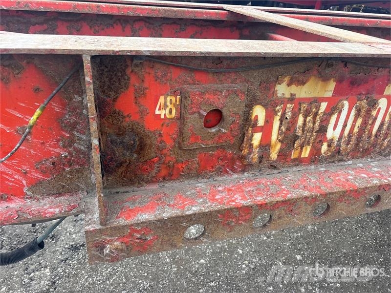 Max Atlas Tri/A Extendable Container Trailer Containerframe/Skiploader trailers