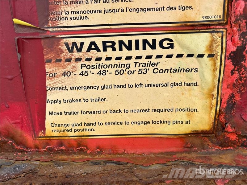  Max-Atlas Tri/A Extendable Container Trailer Kontejnerske prikolice