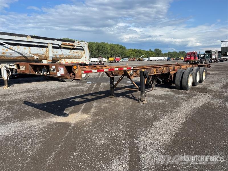 Max Atlas Tri/A Extendable Container Trailer Remolques portacontenedores