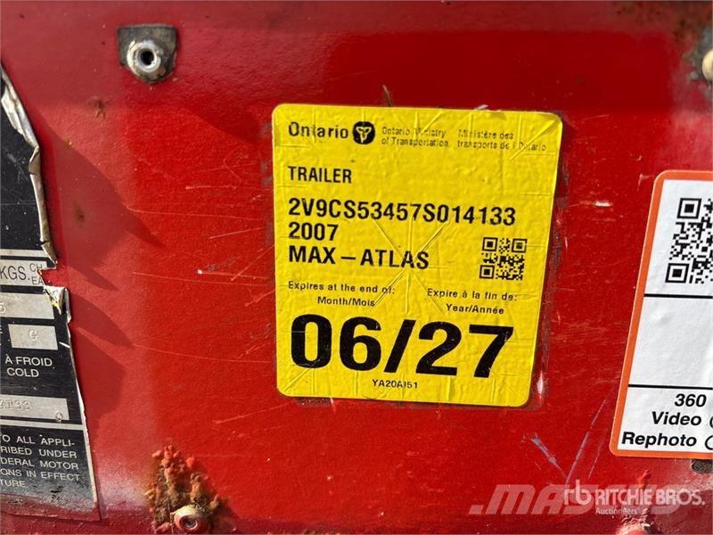  Max-Atlas Tri/A Extendable Container Trailer Kontejnerske prikolice