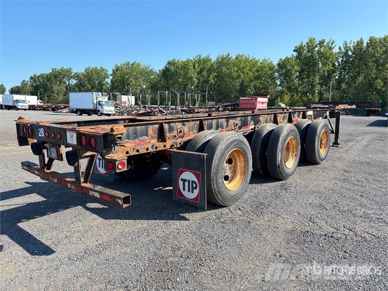 Max Atlas Tri/A Extendable Container Trailer Remolques portacontenedores