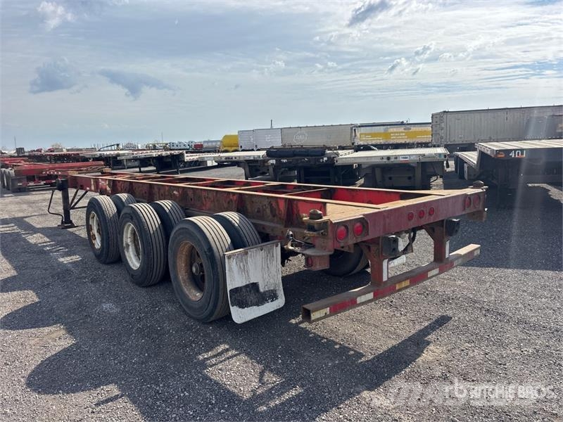  Max-Atlas Tri/A Extendable Container Trailer Kontejnerske prikolice