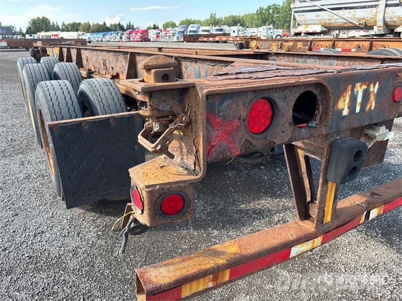 Max Atlas Tri/A Extendable Container Trailer Remolques portacontenedores