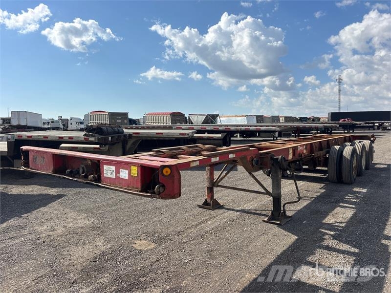 Max-Atlas Tri/A Extendable Container Trailer Kontejnerske prikolice
