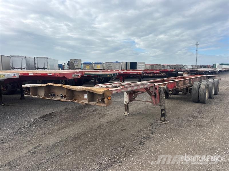 Max Atlas Tri/A Extendable Container Trailer Containerframe/Skiploader trailers