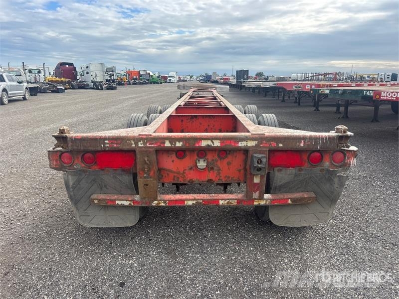 Max Atlas Tri/A Extendable Container Trailer Containerframe/Skiploader trailers