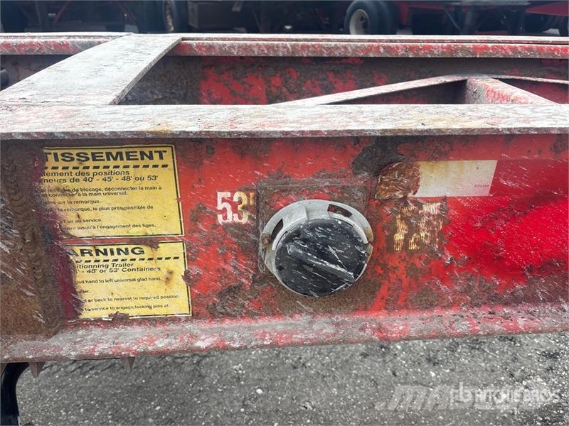 Max Atlas Tri/A Extendable Container Trailer Containerframe/Skiploader trailers