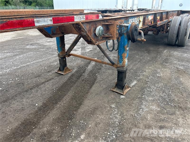Max Atlas Tri/A Extendable Container Trailer Kontajnerové prívesy