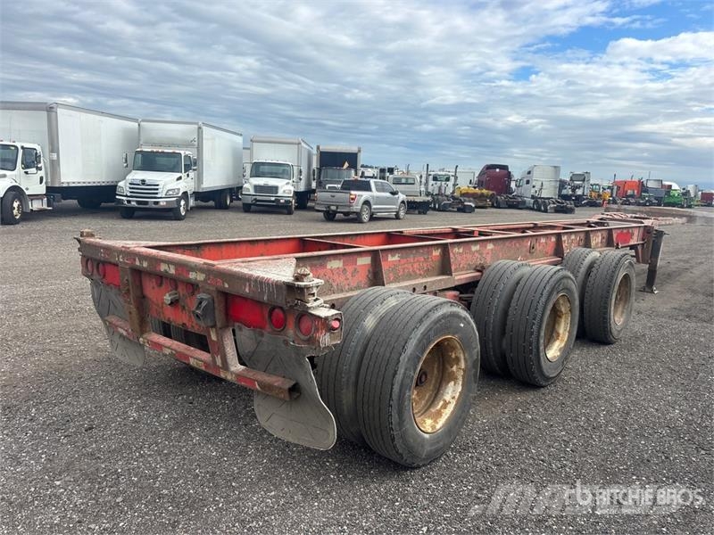 Max Atlas Tri/A Extendable Container Trailer Containerframe/Skiploader trailers