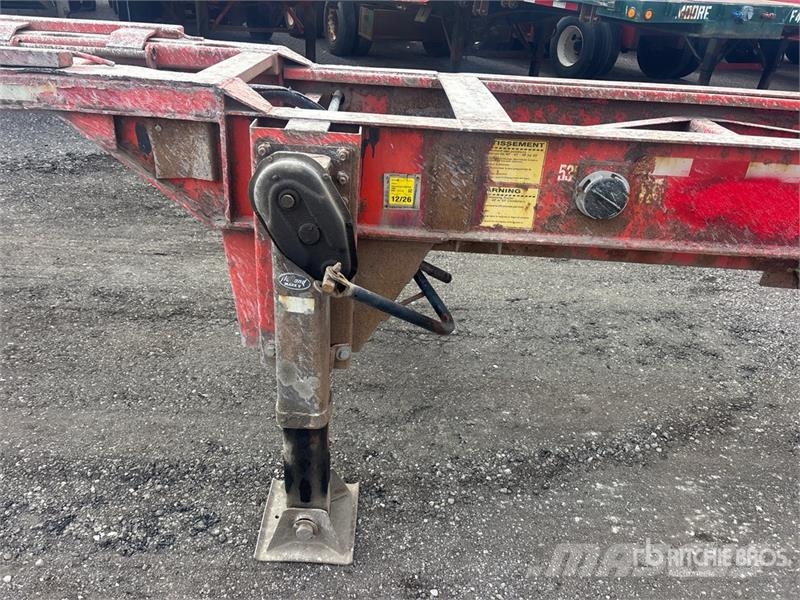 Max Atlas Tri/A Extendable Container Trailer Containerframe/Skiploader trailers