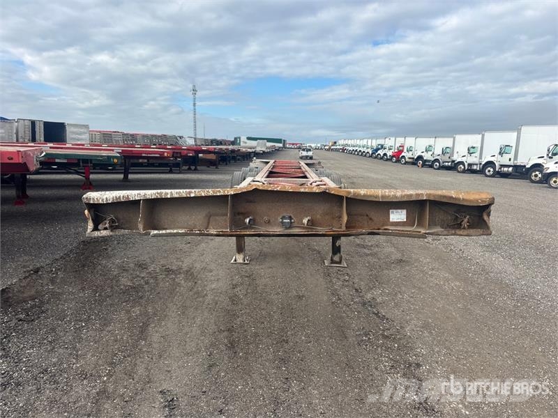 Max Atlas Tri/A Extendable Container Trailer Containerframe/Skiploader trailers