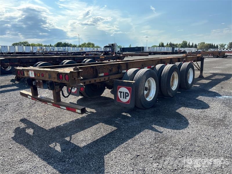 Max Atlas Tri/A Extendable Container Trailer Remolques portacontenedores