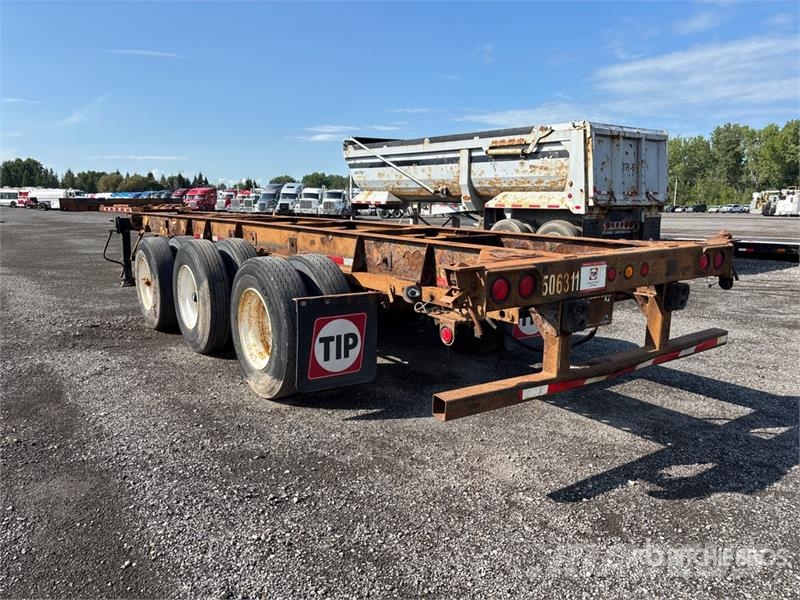 Max Atlas Tri/A Extendable Container Trailer Remolques portacontenedores