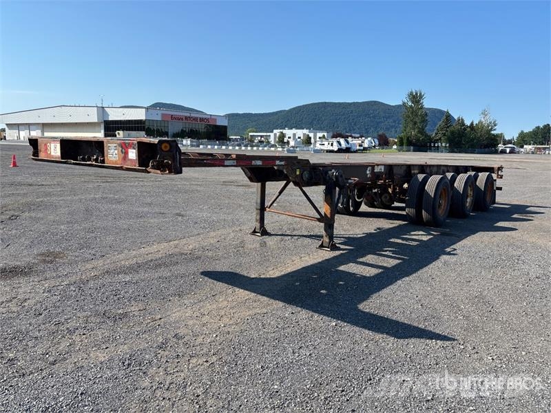 Max Atlas Tri/A Extendable Container Trailer Remolques portacontenedores